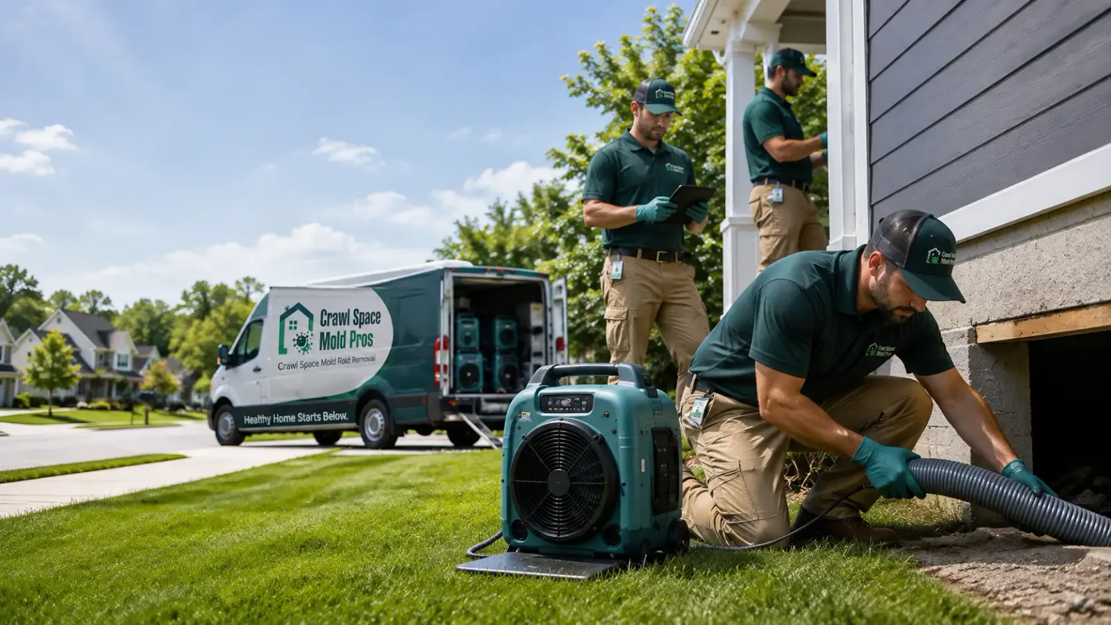 Crawl Space Mold Removal in Summerfield, KS
